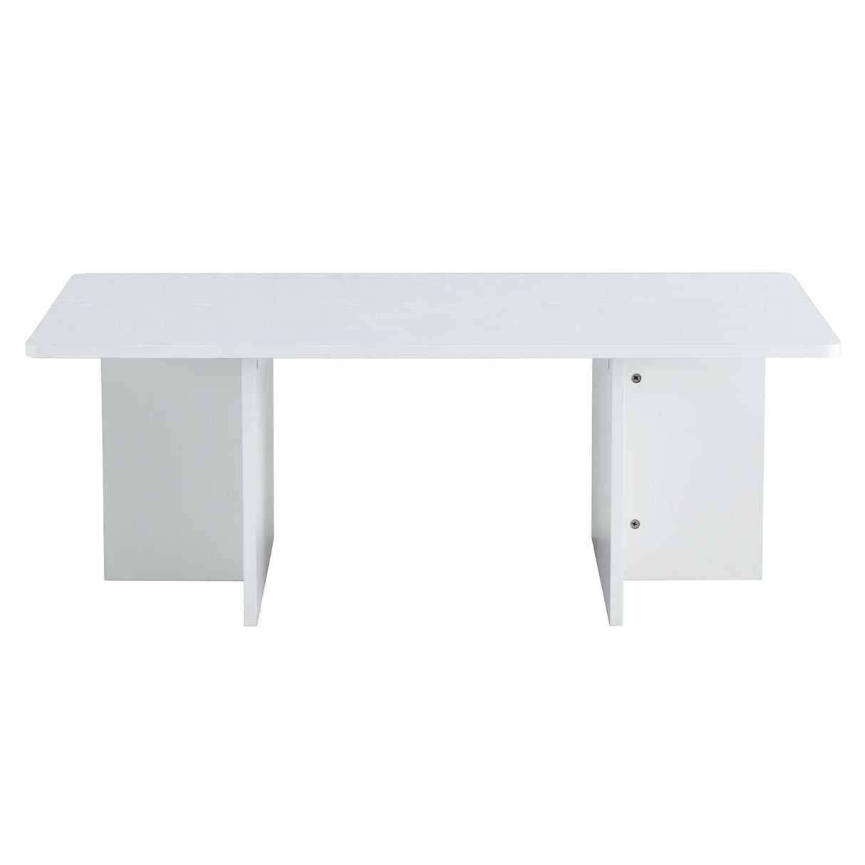 Coffee Table With X Leg Design For Living Room White - Furniture Home Direct
