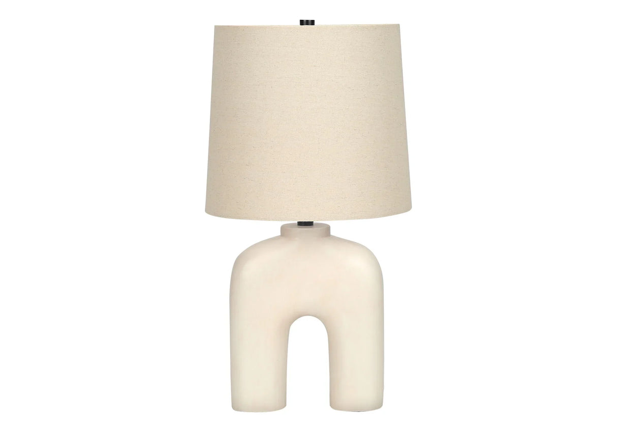 Lighting, Table Lamp, Resin, Modern - Cream - Furniture Home Direct