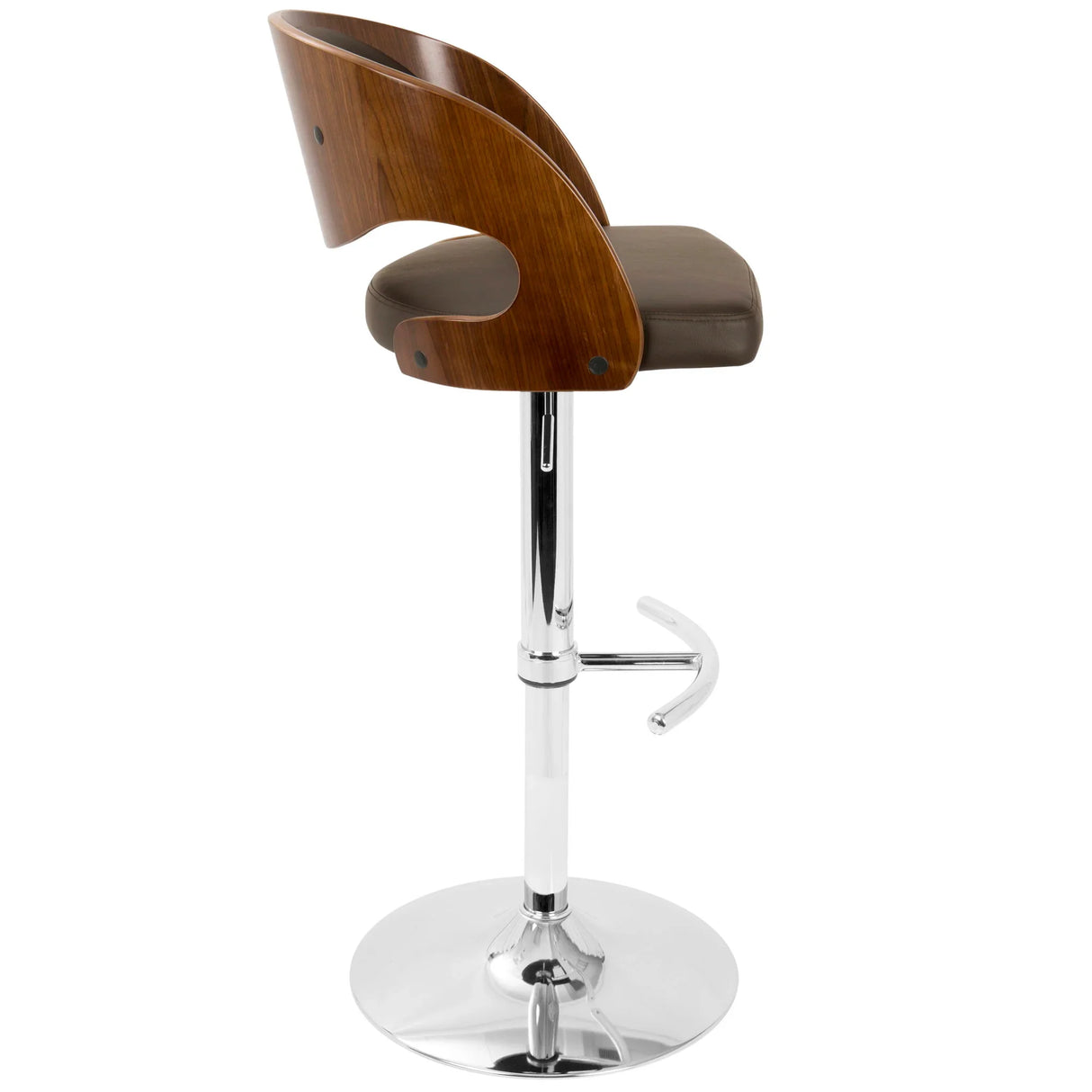 Pino - Mid Century Modern Adjustable Barstool With Swivel - Furniture Home Direct