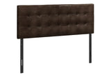 Queen Size, Bed Headboard Only, Upholstered, Transitional - Brown - Furniture Home Direct