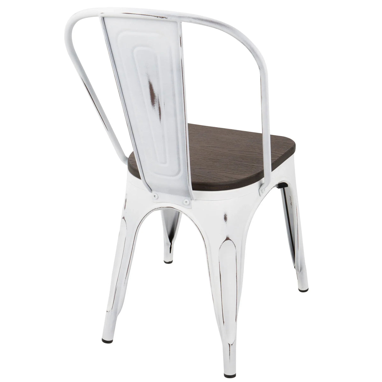 Oregon - IndustrialFarmhouse Stackable Dining Chair (Set of 2) - Furniture Home Direct