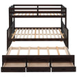 Bunk Bed With Twin Size Trundle And Drawers - Furniture Home Direct