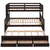 Bunk Bed With Twin Size Trundle And Drawers - Furniture Home Direct