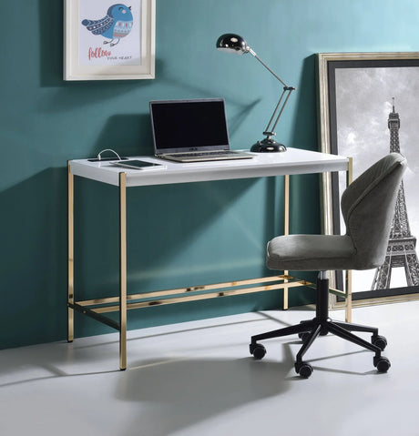 Midriaks - Writing Desk With USB - Furniture Home Direct