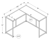 Corner Accent Console Table For Entryway, Unique L-Shaped Design - Furniture Home Direct