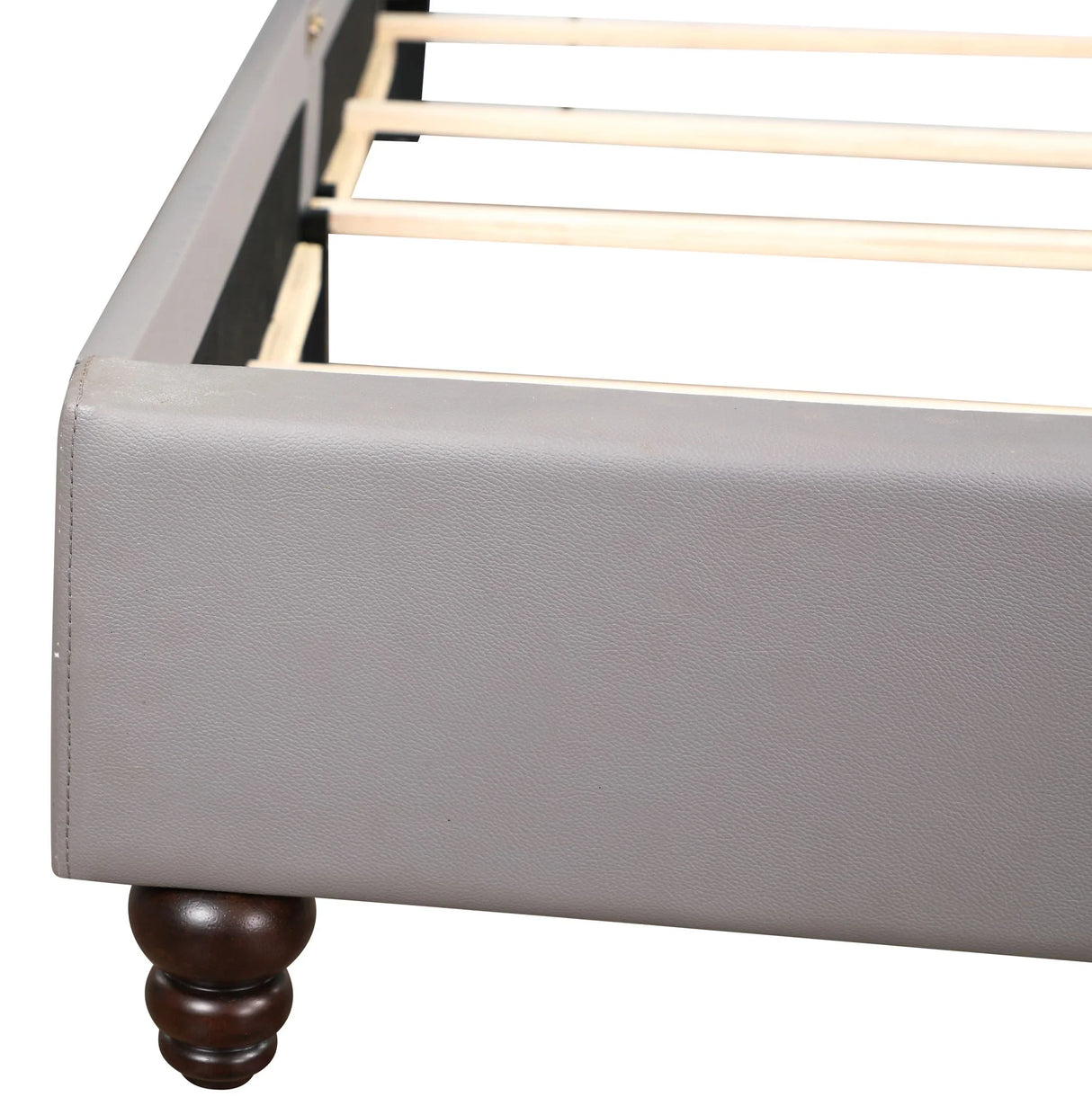 Nailhead Bed Transitional Vibrant - Furniture Home Direct