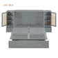 Murphy Wall Bed With Drawer And Rattan Decoration - Furniture Home Direct
