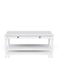 Cocktail Table With Two Storage Drawers And Casters - Furniture Home Direct