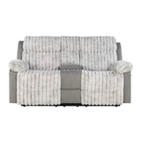 Bruni - Console Reclining Loveseat With Manual Recline - Furniture Home Direct