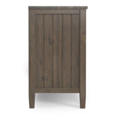 Lev - Handcrafted TV Media Stand - Smoky Brown - Furniture Home Direct