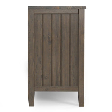 Lev - Handcrafted TV Media Stand - Smoky Brown - Furniture Home Direct