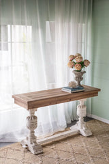 Alcott - Buffet Table - Brown / Antique White - Furniture Home Direct