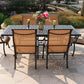 Rectangular 6 Person 85.83" Long Aluminum Dining Set - Furniture Home Direct