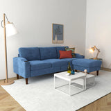 3 Seater Convertible Combination L Shaped Sofa With Footstools With Storage - Furniture Home Direct