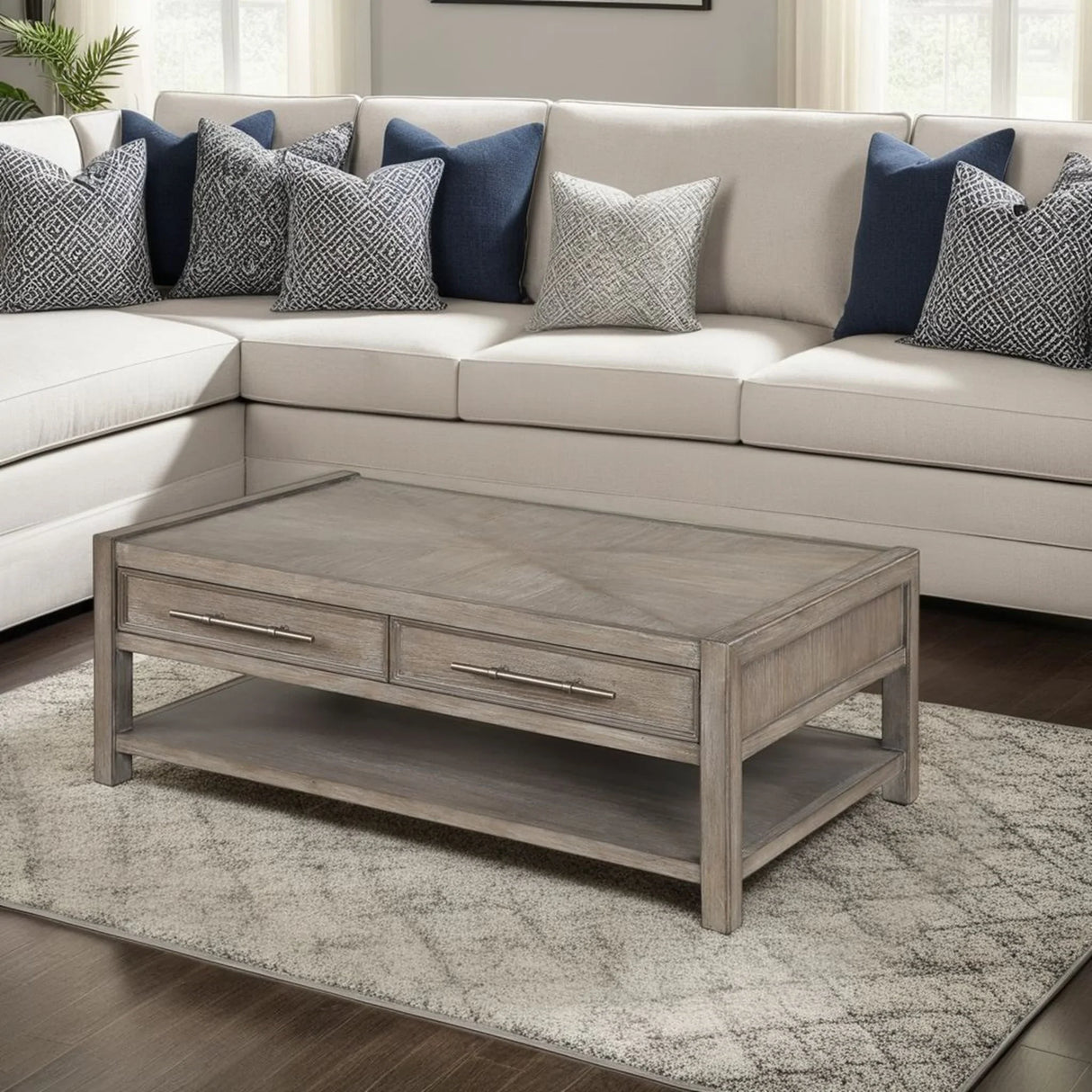 Cypress Lane - Coffee Table - White Oak - Furniture Home Direct