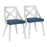Charlotte - Farmhouse Side Chair (Set of 2) - Furniture Home Direct