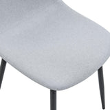 Dining Set Glass Table With 10 Chairs Finish Light Gray - Furniture Home Direct