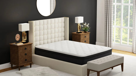 12" Euro Top Hybrid Memory Foam Mattress - Furniture Home Direct