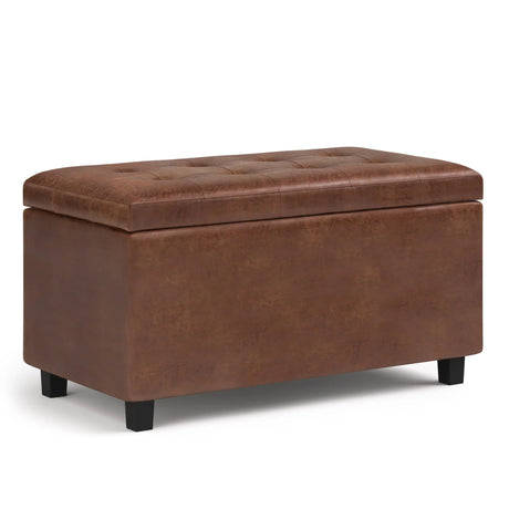 Cosmopolitan - Upholstered Storage Ottoman - Furniture Home Direct
