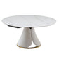 Fashion Modern Sintered Stone Dining Table With Retractable Function And Chairs - Furniture Home Direct