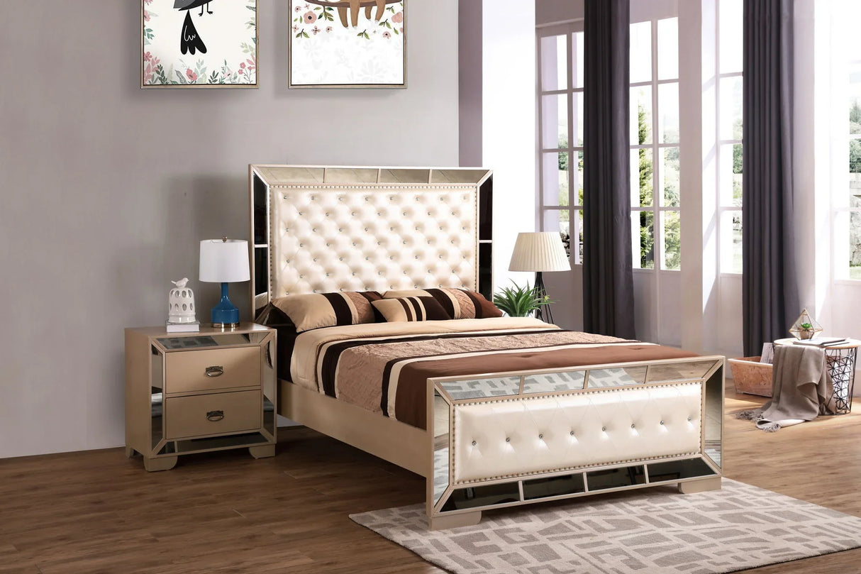 Stylish Contemporary Bed With Minimalist Design - Furniture Home Direct