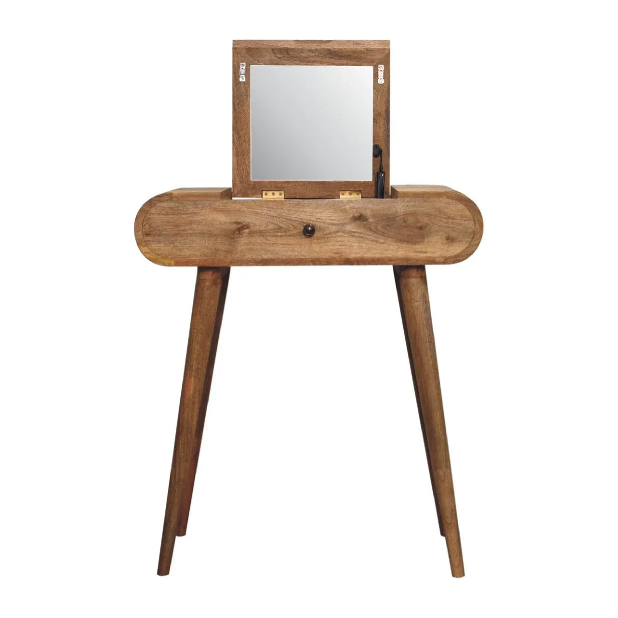 Mini Dressing Table With Foldable Mirror - Furniture Home Direct