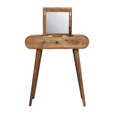 Mini Dressing Table With Foldable Mirror - Furniture Home Direct