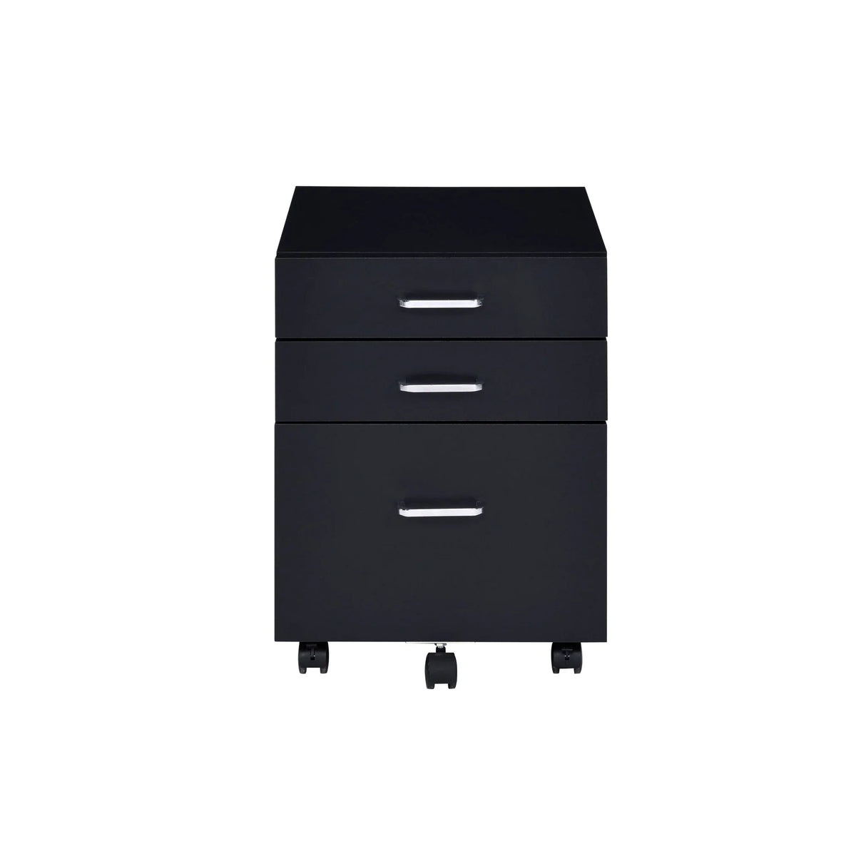 Tennos - Cabinet - Black / Chrome - Furniture Home Direct