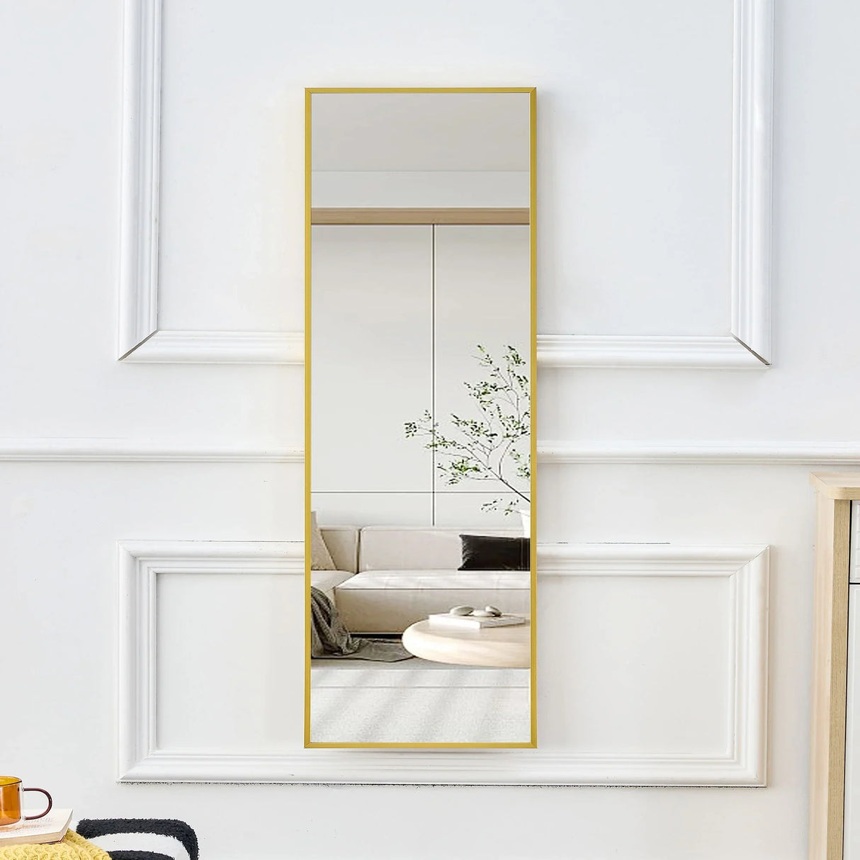 4th Generation Wall Mounted Full Body Mirror For Bathroom Bedroom Decorative Use - Transparent - Furniture Home Direct
