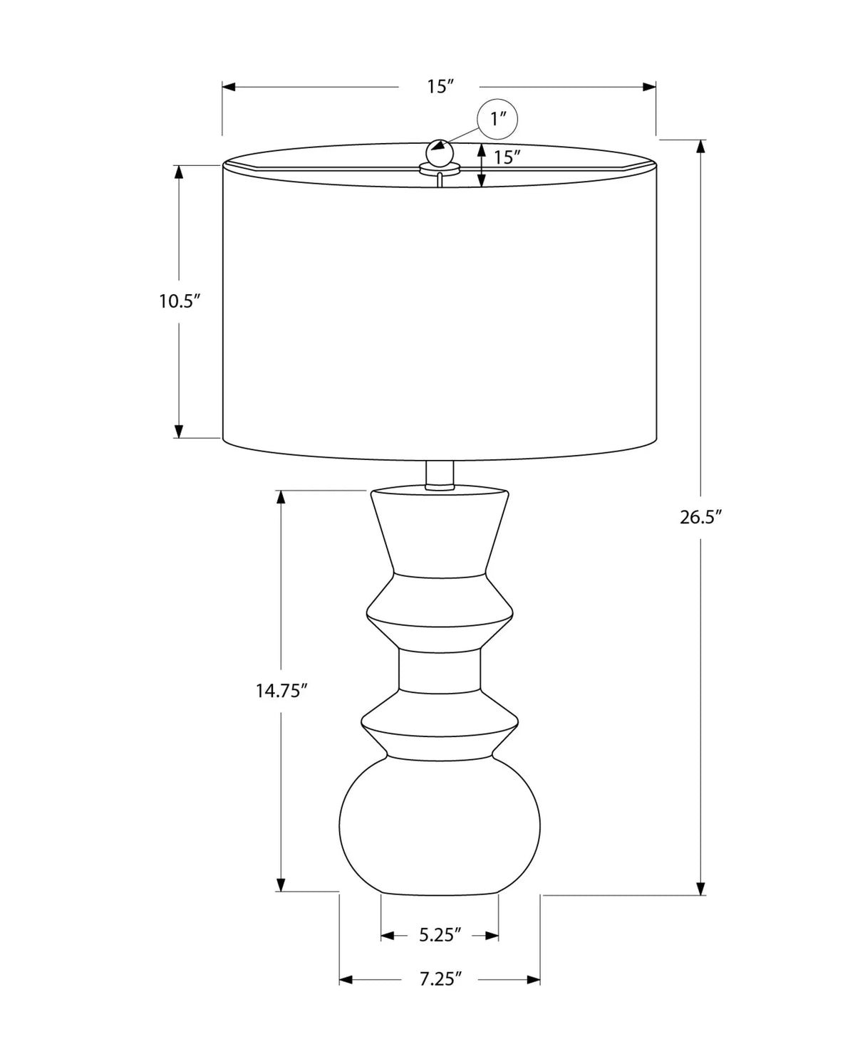Lighting, Ceramic, Contemporary - Furniture Home Direct