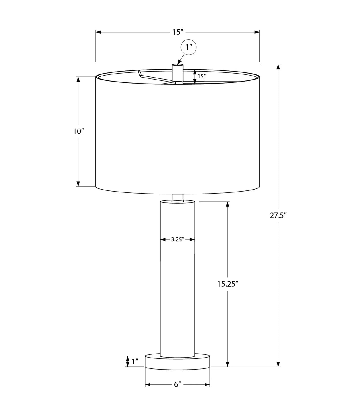 Lighting, Table Lamp, Contemporary - Furniture Home Direct
