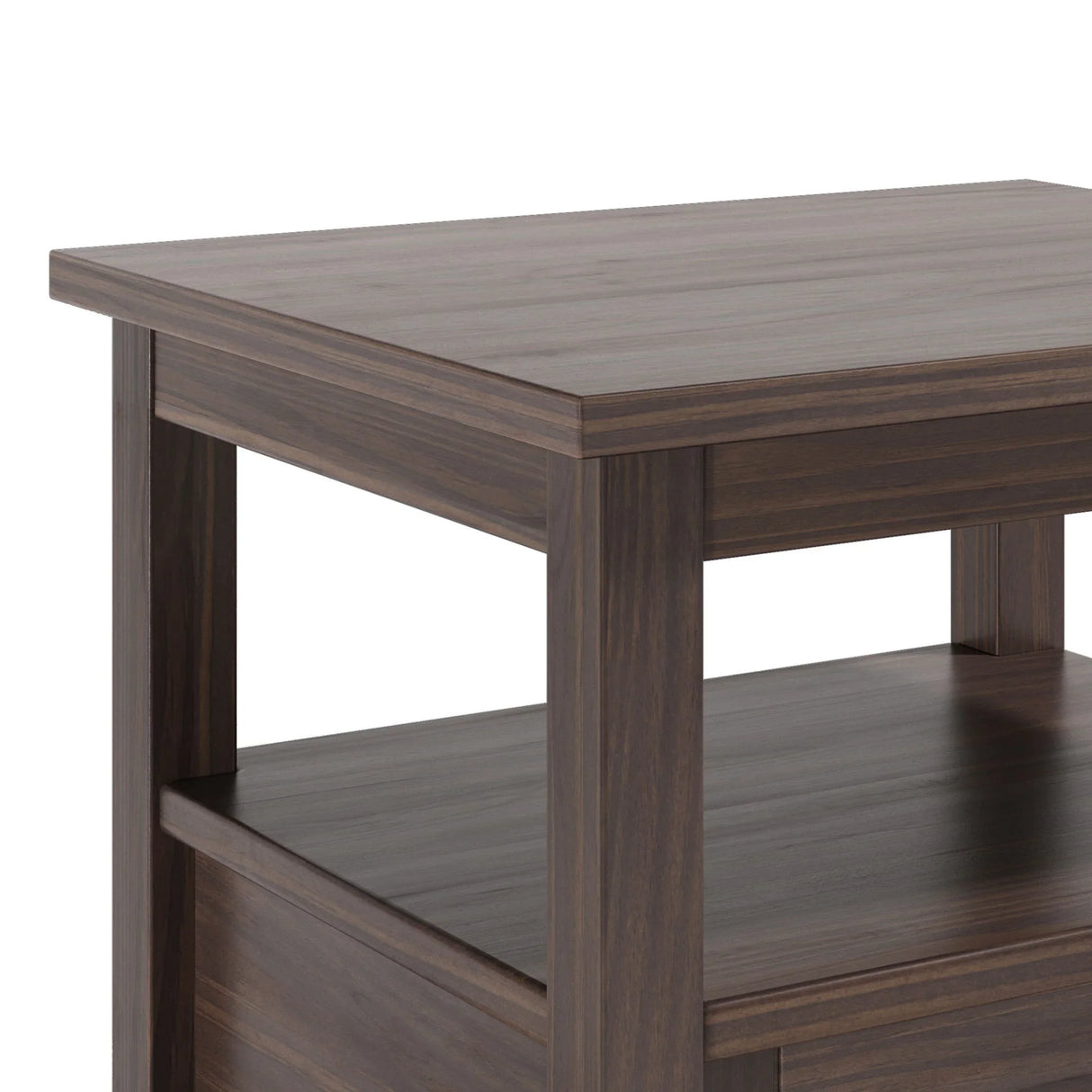 Warm Shaker - End Table - Warm Walnut Brown - Furniture Home Direct