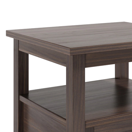 Warm Shaker - End Table - Warm Walnut Brown - Furniture Home Direct