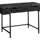 Computer Desk For Home Office, Storage Drawers, Marble Look Contemporary & Modern - Furniture Home Direct