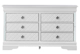 Verona - Stylish Dresser - Silver Champagne - Furniture Home Direct