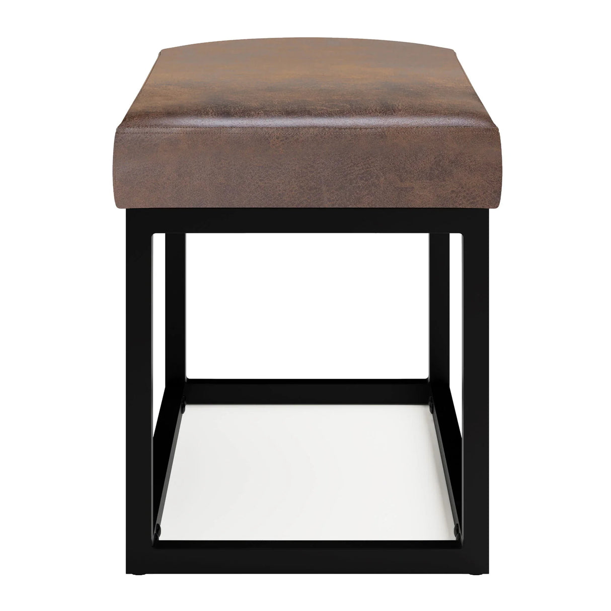 Reynolds - Small Bench - Distressed Chestnut Brown - Furniture Home Direct