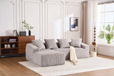 Combined 3 Seater Sofa With 4 Pillows - Furniture Home Direct