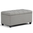 Sienna - Upholstered Storage Ottoman Bench - Furniture Home Direct