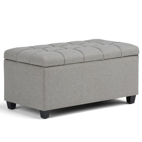 Sienna - Upholstered Storage Ottoman Bench - Furniture Home Direct