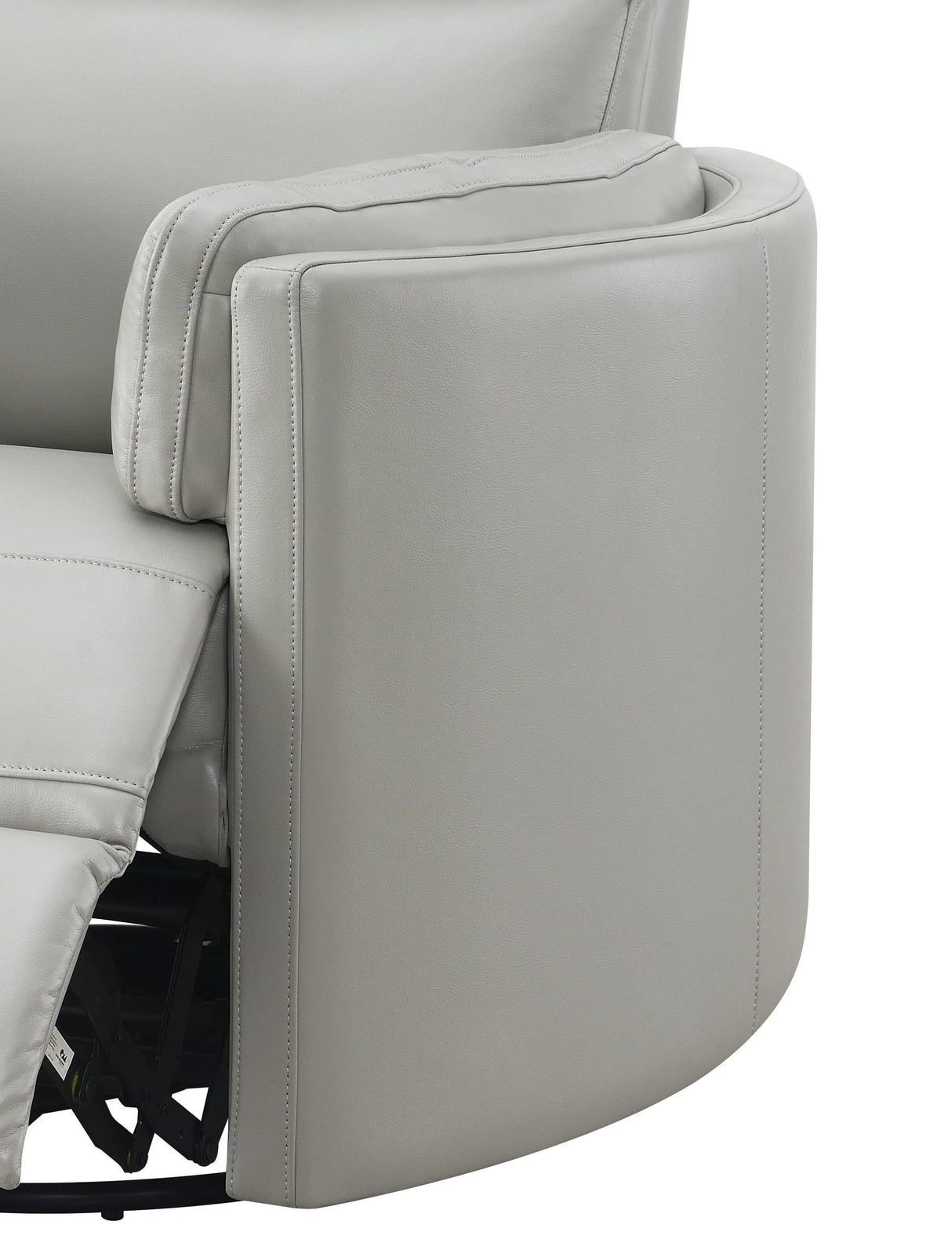 Sagen - Chenille Glider Recliner With Swivel - Furniture Home Direct