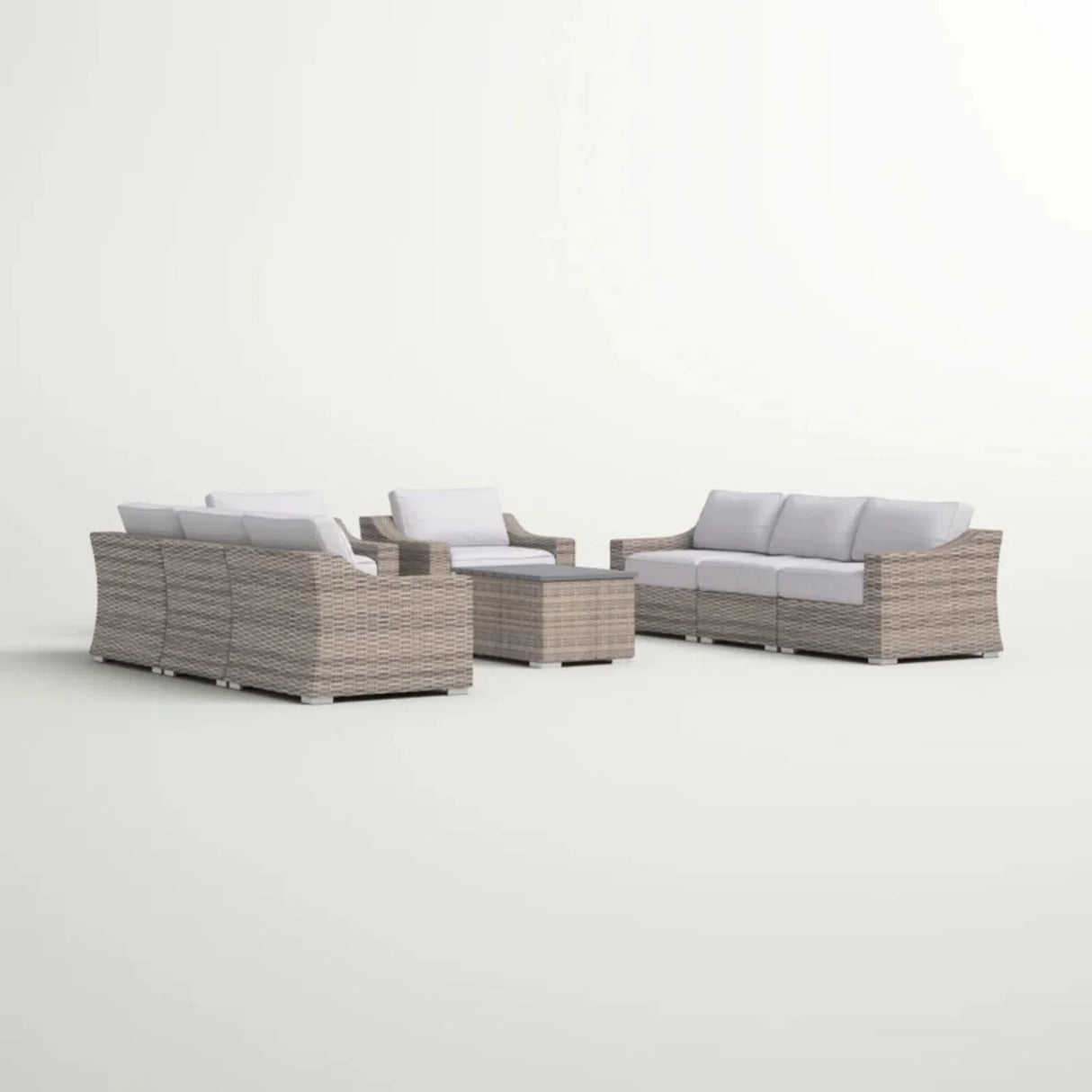 Stylish Sofa Seating Group With Cushions Perfect For Outdoor Gatherings - Furniture Home Direct
