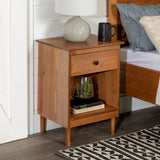 Classic 1 Drawer Nightstand With Cubby - Furniture Home Direct