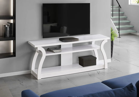 TV Stand, Console, Media Entertainment Center, Storage Shelves - Furniture Home Direct