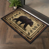 Nature's Nest - 5'3" X 7'3" Lodge Area Rug - Black - Furniture Home Direct