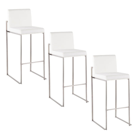 Fuji - Contemporary And Modern Elegance High Back Barstool - Furniture Home Direct