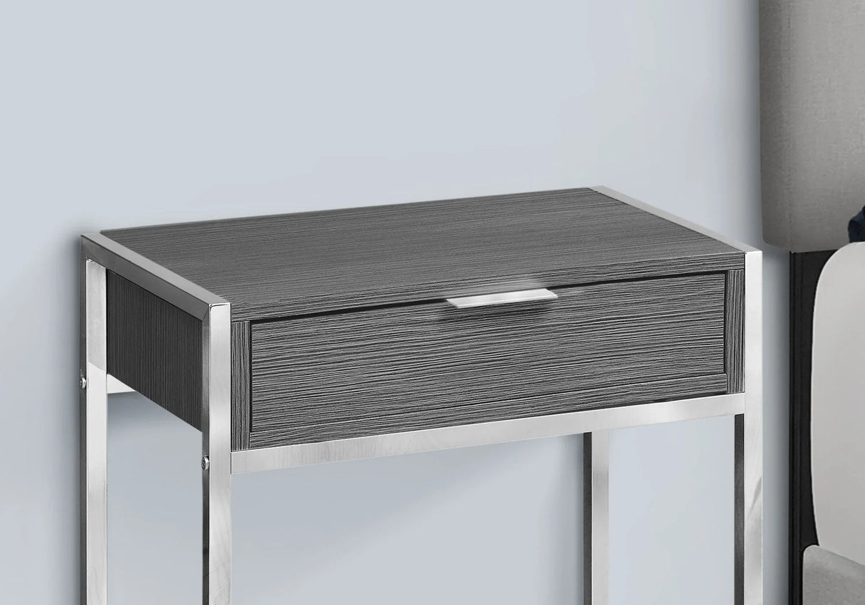 Accent Side Table, Storage Drawer, Spacious Tabletop - Furniture Home Direct