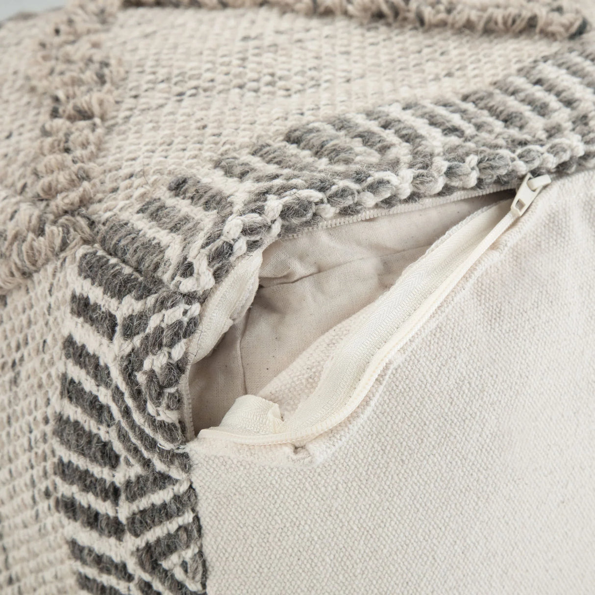 Sweeney - Upholstered Square Pouf - Furniture Home Direct