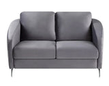 Sofia - Velvet Modern Chic Loveseat Couch - Furniture Home Direct