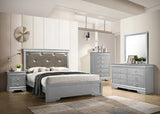 Chic Elegantly Designed Transitional Bed - Furniture Home Direct