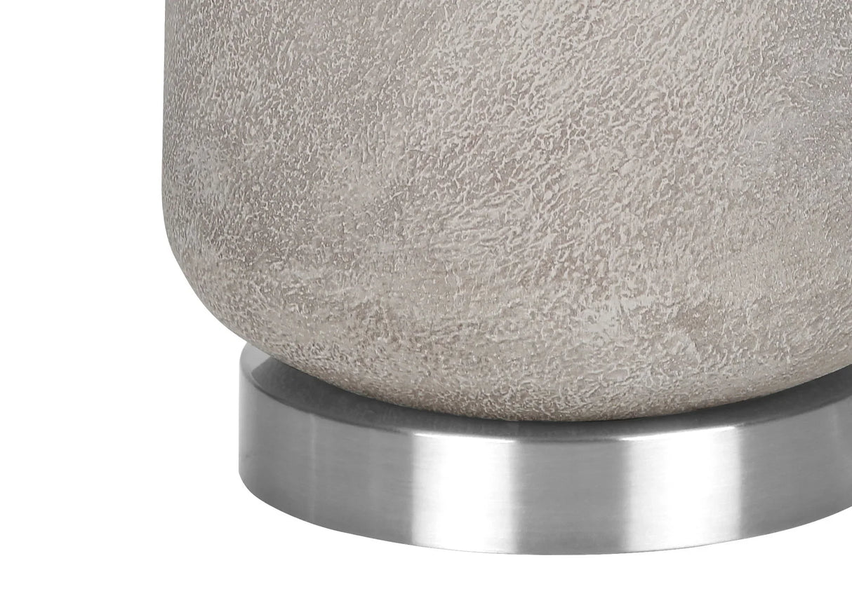 Lighting, Table Lamp, Resin, Modern - Gray - Furniture Home Direct